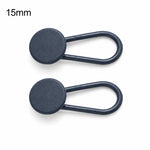 Confezione da 2 bottoni elastici in silicone flessibili per allungare la vita dei pantaloni, senza bisogno di cucire., Double Ring Black, Double Ring Blue, Double Ring Khaki, Double Ring Grey, Double Ring White, 18mm Black, 18mm Blue, 18mm Khaki       ...