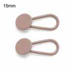 Confezione da 2 bottoni elastici in silicone flessibili per allungare la vita dei pantaloni, senza bisogno di cucire., Double Ring Black, Double Ring Blue, Double Ring Khaki, Double Ring Grey, Double Ring White, 18mm Black, 18mm Blue, 18mm Khaki       ...