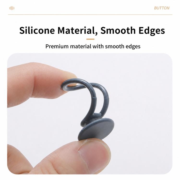 Confezione da 2 bottoni elastici in silicone flessibili per allungare la vita dei pantaloni, senza bisogno di cucire., Double Ring Black, Double Ring Blue, Double Ring Khaki, Double Ring Grey, Double Ring White, 18mm Black, 18mm Blue, 18mm Khaki       ...