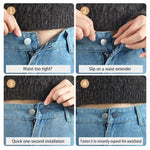 Confezione da 2 bottoni elastici in silicone flessibili per allungare la vita dei pantaloni, senza bisogno di cucire., Double Ring Black, Double Ring Blue, Double Ring Khaki, Double Ring Grey, Double Ring White, 18mm Black, 18mm Blue, 18mm Khaki       ...