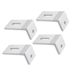 Staffa di montaggio a L in alluminio per pannelli fotovoltaici, L-Shaped Mount Bracket