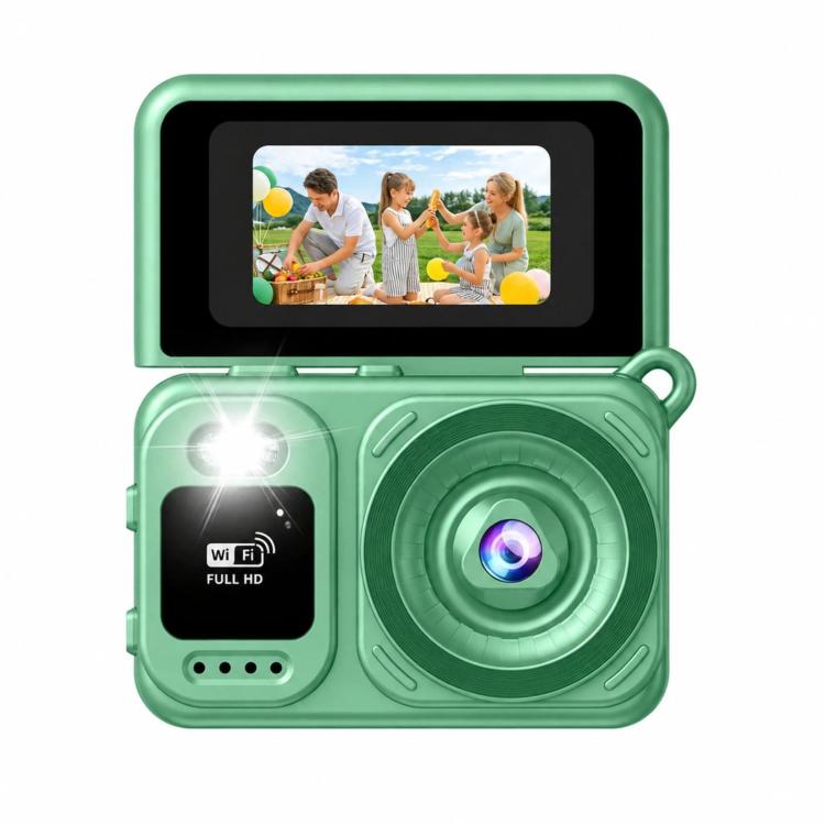 Mini fotocamera tascabile HD per selfie e registrazioni video, ideale per studenti.