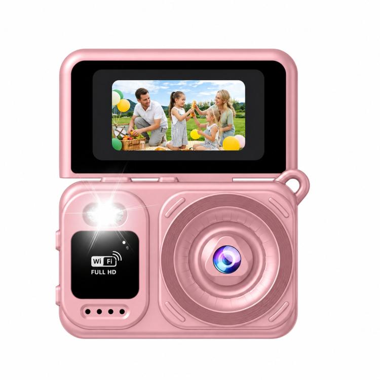 Mini fotocamera tascabile HD per selfie e registrazioni video, ideale per studenti.