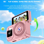 Mini fotocamera tascabile HD per selfie e registrazioni video, ideale per studenti.