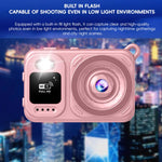 Mini fotocamera tascabile HD per selfie e registrazioni video, ideale per studenti.