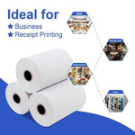 Carta termica con anima in gomma per cucina da asporto, stampa di scontrini, 100 Rolls/Pack 57x50mm, 32 Rolls/Pack 57x50mm, 24 Rolls/Pack 57x50mm, 100 Rolls/Pack 57x40mm, 100 Rolls/Pack 57x30mm, 50 Rolls/Pack 80x50mm, 100 Rolls/Pack 80x50mm            ...