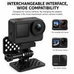Staffa di montaggio in lega di alluminio per prese d'aria auto, compatibile con DJI, Insta360, GoPro e altre action camera.