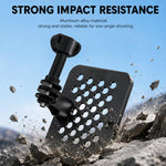Staffa di montaggio in lega di alluminio per prese d'aria auto, compatibile con DJI, Insta360, GoPro e altre action camera.