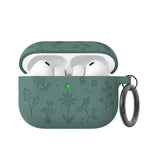 Custodia in silicone con incisione floreale AhaStyle WG186 per AirPods Pro 3