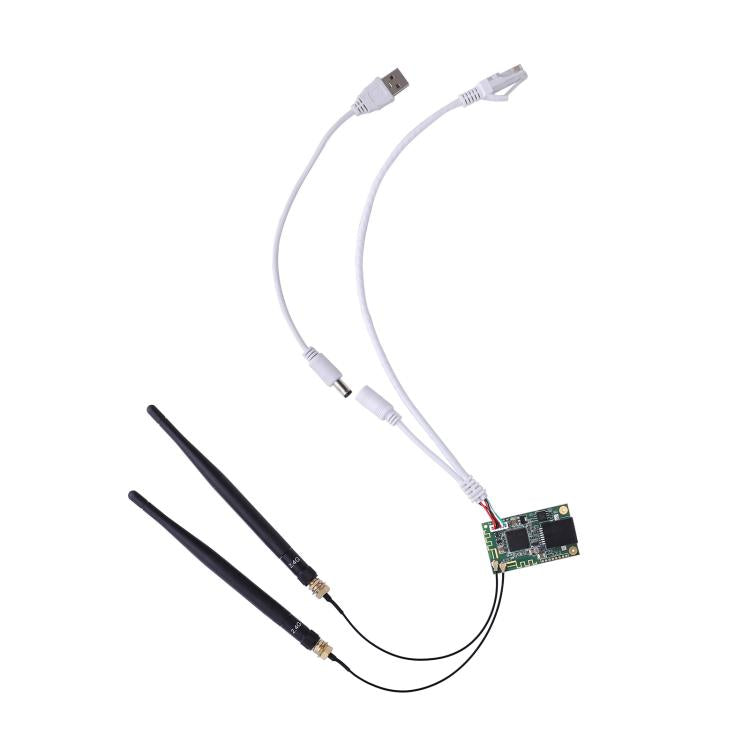 Mini modulo bridge router WiFi 2.4G 300Mbps, ripetitore seriale TTL-Ethernet, VONETS VM300-L, VONETS VM300-H