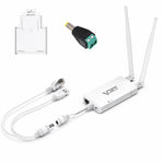 Convertitore seriale industriale a Ethernet WiFi 2.4G 300Mbps, router bridge wireless, VONETS VAP11S-232 External Antenna, VONETS VAP11S-D232 Internal Antenna