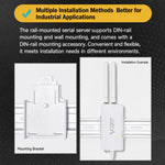 Convertitore seriale industriale a Ethernet WiFi 2.4G 300Mbps, router bridge wireless, VONETS VAP11S-232 External Antenna, VONETS VAP11S-D232 Internal Antenna