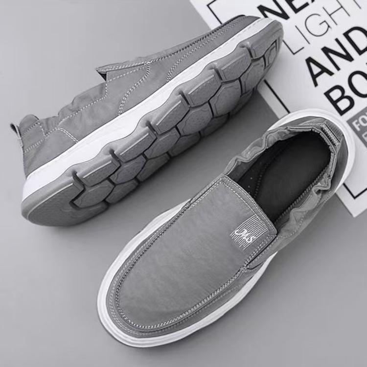 Scarpe da uomo in tela di seta ghiacciata, modello slip-on, sportive casual da skate, 39, 40, 41, 42, 43, 44