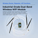 Modulo WiFi dual band, router bridge industriale da seriale a Ethernet, VM5G-FAN
