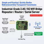 Modulo WiFi dual band, router bridge industriale da seriale a Ethernet, VM5G-FAN