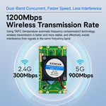 Modulo WiFi dual band, router bridge industriale da seriale a Ethernet, VM5G-FAN