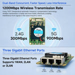 Modulo WiFi Gigabit, router bridge industriale da seriale a Ethernet, VONETS VM1200, VONETS VM1800