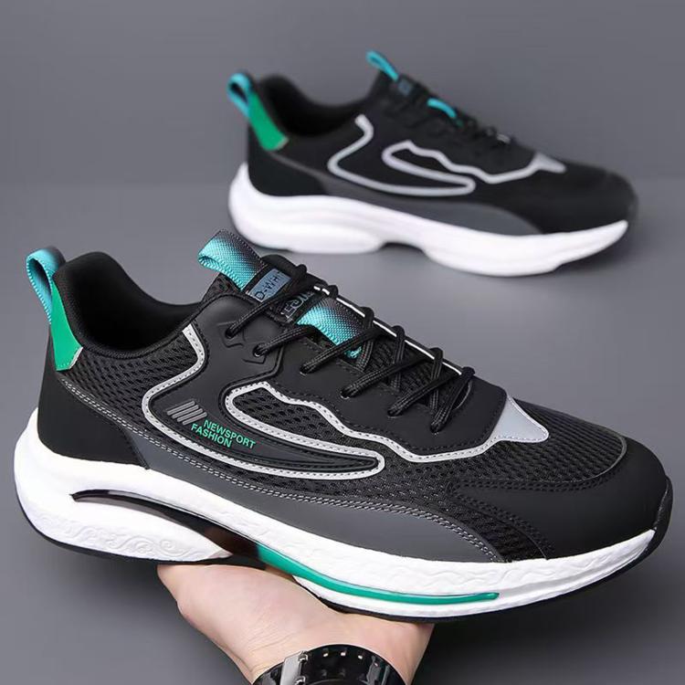 Scarpe sportive casual da uomo in mesh traspirante con suola morbida, scarpe da corsa versatili, 39, 40, 41, 42, 43, 44
