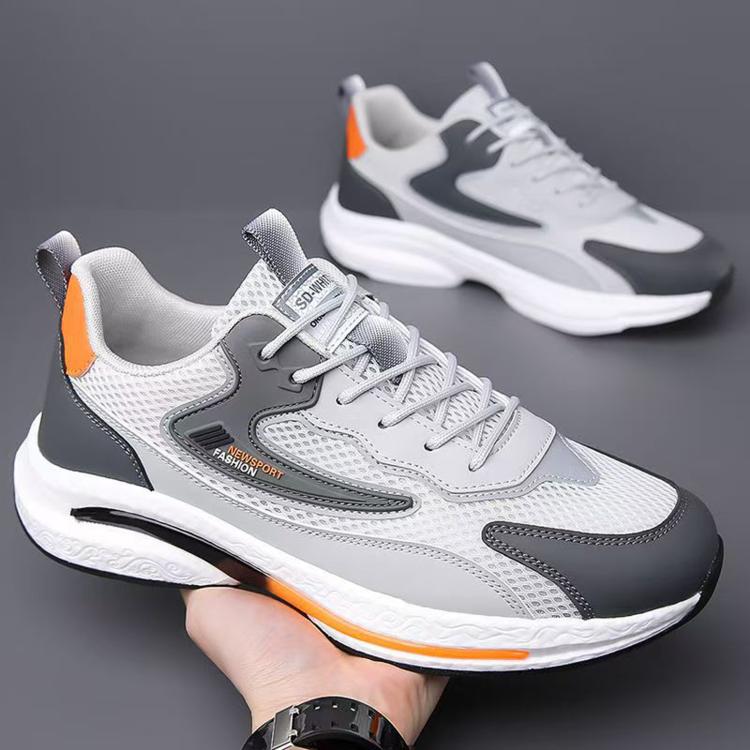 Scarpe sportive casual da uomo in mesh traspirante con suola morbida, scarpe da corsa versatili, 39, 40, 41, 42, 43, 44