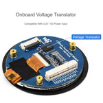 Modulo display LCD touch da 1,85 pollici, risoluzione 360 x 360, 262.000 colori, comunicazione QSPI e I2C, chip driver display ST77916 e chip di controllo touch CST816S integrati., 35079