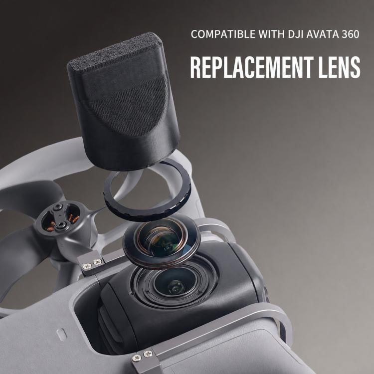 Kit di lenti di ricambio per DJI Avata 360, vetro ottico, copertura lente fotocamera, riparazione con chiave di rimozione., 1 Set, 2 Sets