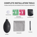 Kit di lenti di ricambio per DJI Avata 360, vetro ottico, copertura lente fotocamera, riparazione con chiave di rimozione., 1 Set, 2 Sets