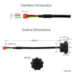 Sensore di distanza laser WAVESHARE TOF MINIS, basato sulla tecnologia Time-of-Flight (TOF), con controller e algoritmo di misurazione della distanza integrati e supporto per la comunicazione RS485., 35108