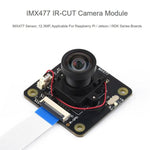 Telecamera WAVESHARE IMX477 IR-CUT da 12,3 MP per schede Raspberry Pi / Jetson / serie RDK, 34816