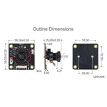 Telecamera WAVESHARE IMX477 IR-CUT da 12,3 MP per schede Raspberry Pi / Jetson / serie RDK, 34816