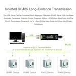 Convertitore bidirezionale isolato da USB a RS485 (D) di livello industriale WAVESHARE, lunghezza 2 m, chip FT232RNL, 35209
