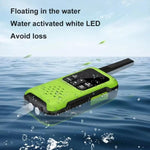 1 paio di walkie-talkie da esterno IP67 impermeabili galleggianti PMR446 senza licenza, RETEVIS RT649P EU Band, RETEVIS RT49P US Band