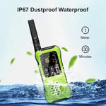 1 paio di walkie-talkie da esterno IP67 impermeabili galleggianti PMR446 senza licenza, RETEVIS RT649P EU Band, RETEVIS RT49P US Band