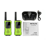 1 paio di walkie-talkie da esterno IP67 impermeabili galleggianti PMR446 senza licenza, RETEVIS RT649P EU Band, RETEVIS RT49P US Band