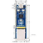 Scheda di sviluppo WAVESHARE RP2350, dual-core e doppia architettura, controller Ethernet W6300, supporta l'espansione PoE tramite un modulo PoE, No Soldered Pin Headers Without PoE Module, No Soldered Pin Headers With PoE Module                       ...