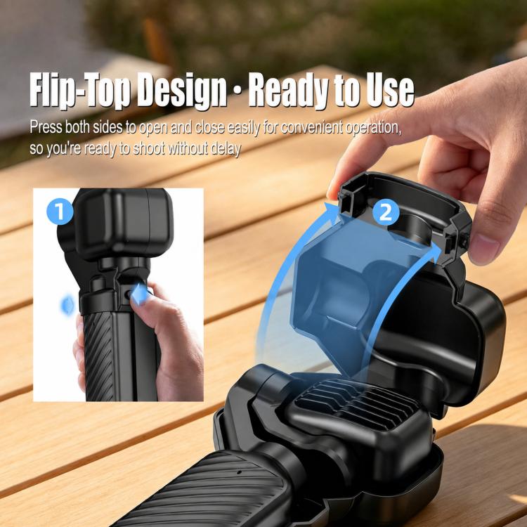 Custodia protettiva antipolvere per obiettivo BRDRC per DJI Osmo Pocket 4P.