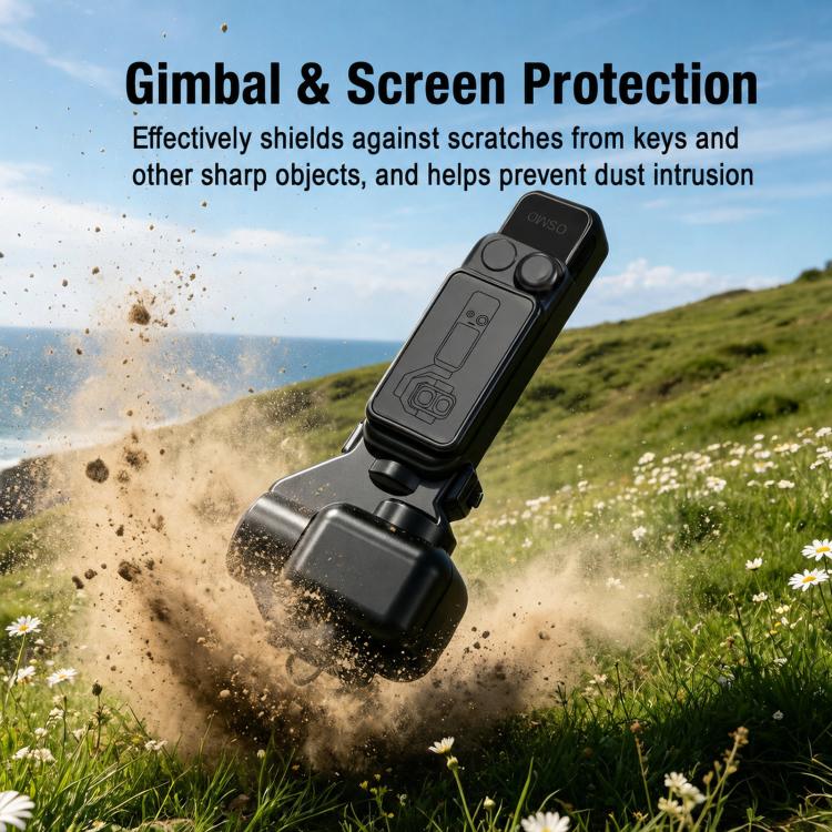 Custodia protettiva antipolvere per obiettivo BRDRC per DJI Osmo Pocket 4P.