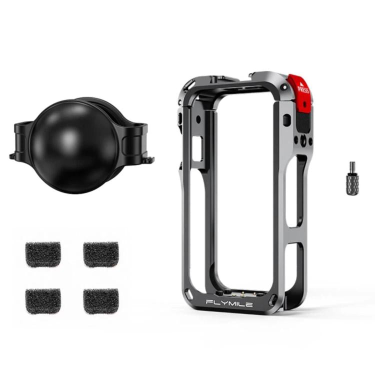 Gabbia protettiva antiurto Flymile per action camera Insta360 X6.