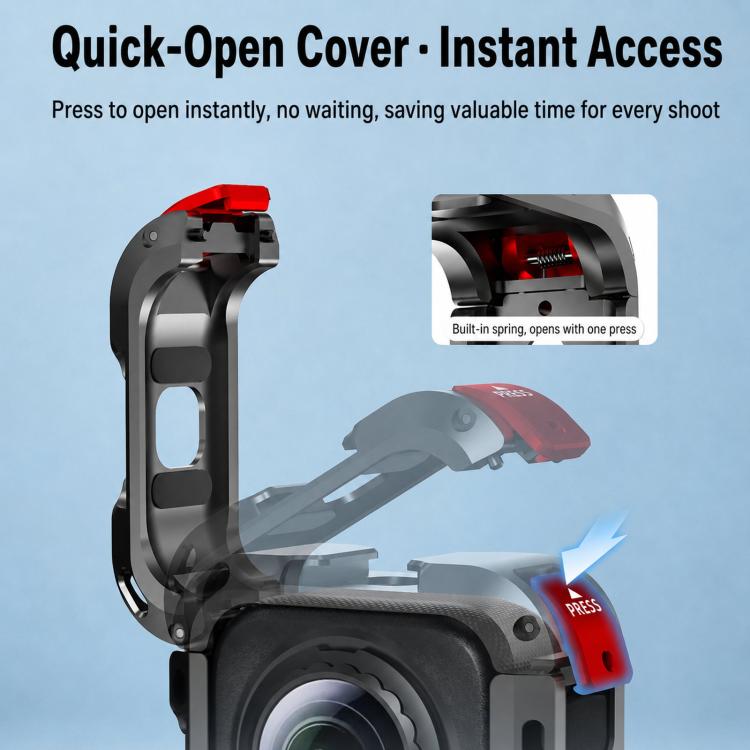 Gabbia protettiva antiurto Flymile per action camera Insta360 X6.