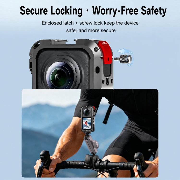 Gabbia protettiva antiurto Flymile per action camera Insta360 X6.