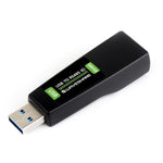 Convertitore bidirezionale isolato da USB a RS485 (E) di livello industriale WAVESHARE, con chip FT232RNL integrato, circuito ricetrasmettitore RS485 isolato e porta RJ45., 35226