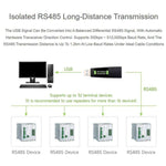 Convertitore bidirezionale isolato da USB a RS485 (E) di livello industriale WAVESHARE, con chip FT232RNL integrato, circuito ricetrasmettitore RS485 isolato e porta RJ45., 35226