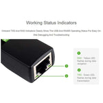 Convertitore bidirezionale isolato da USB a RS485 (E) di livello industriale WAVESHARE, con chip FT232RNL integrato, circuito ricetrasmettitore RS485 isolato e porta RJ45., 35226