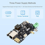 Adattatore multifunzione WAVESHARE da PCIe a M.2, uscita 4K, controller Ethernet RTL8125 2.5GbE originale, compatibile con Raspberry Pi OS, 35254