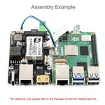 Adattatore multifunzione WAVESHARE da PCIe a M.2, uscita 4K, controller Ethernet RTL8125 2.5GbE originale, compatibile con Raspberry Pi OS, 35254