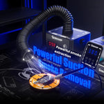 MECHANIC PURIFY-5 Aspiratore di fumi da tavolo per saldatura, rimozione odori e aspirazione fumi per riparazioni., EU Plug, US Plug