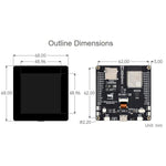 Scheda di sviluppo WAVESHARE ESP32-C5 con display LCD da 2,73 pollici, processore RISC-V a 32 bit, supporto Wi-Fi dual-band 2,4 GHz / 5 GHz e Bluetooth 5, 35225