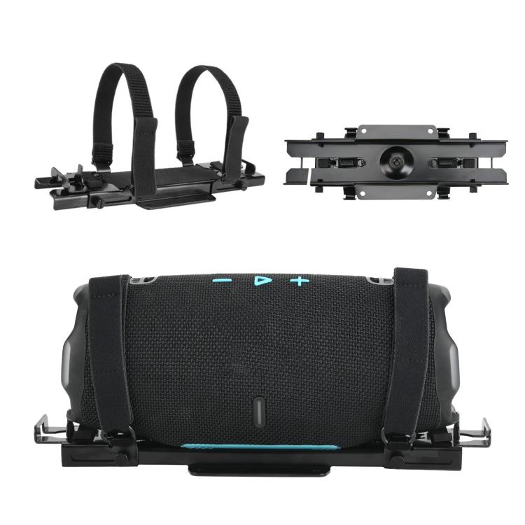 Supporto universale in metallo per altoparlante Bluetooth da parete, con cinghia per treppiede e parete, Style 2