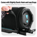 Supporto universale in metallo per altoparlante Bluetooth da parete, con cinghia per treppiede e parete, Style 2