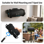 Supporto universale in metallo per altoparlante Bluetooth da parete, con cinghia per treppiede e parete, Style 2