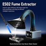 AiXUN ES02 Mini aspiratore di fumi di saldatura, purificatore di fumo per saldatura, EU Plug, US Plug